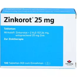 ZINKOROT 25 mg tablety, 100 ks