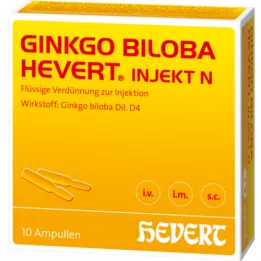 GINKGO BILOBA HEVERT ampule injekt N, 10 ks