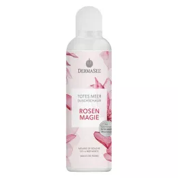 DERMASEL Sprchová pěna z Mrtvého moře Rose Magic, 200 ml
