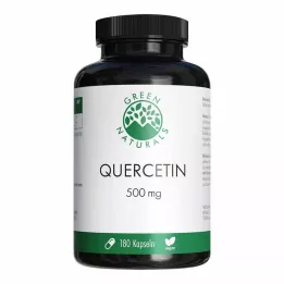 GREEN NATURALS Kvercetin 500 mg kapsle s vysokou dávkou, 180 ks
