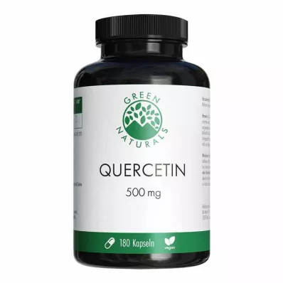 Green Naturals Quercetin 500 mg vysokodávkové kapsle, 180 kusů