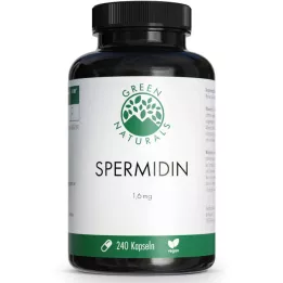 GREEN NATURALS Spermidin 1,6 mg veganské kapsle, 240 ks