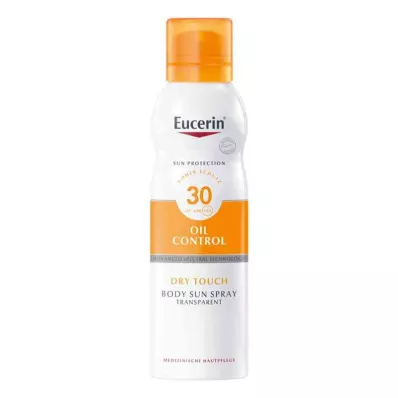 Eucerin tělový sprej na opalování na suchý dotyk LSF 30 (200 ml)