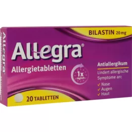 ALLEGRA Alergické tablety 20 mg tablety, 20 ks