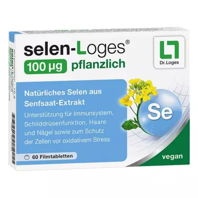 Selenium-loges 100 µg rostlinné potahované tablety (60 kusů)