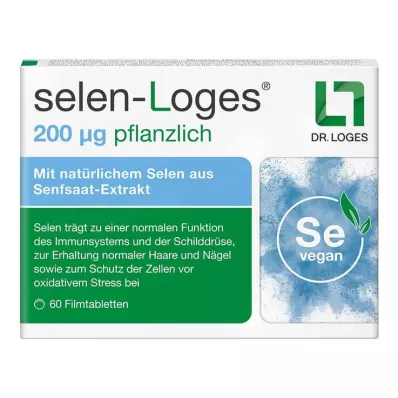 Selenium-Loges 200 µg rostlinné potahované tablety, 60 ks Selenium-Loges 200 µg rostlinné potahované tablety, 60 ks