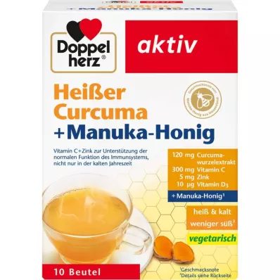 DOPPELHERZ horký kurkuma+manuka med granule, 10 ks