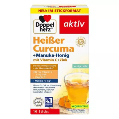 Doppelherz horká kurkuma + granule Manuka medu, 10 ks