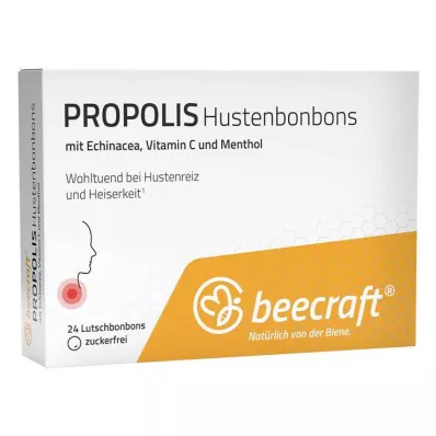 Beecraft Propolis sladkosti proti kašli, 24 ks