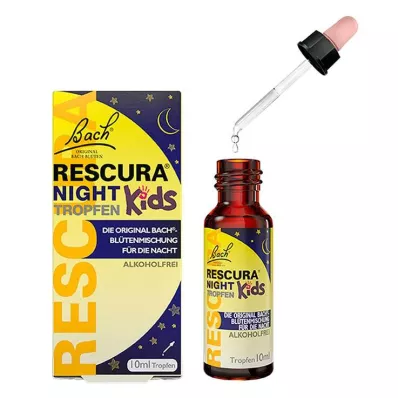 Bach Flowers Original Rescura Night Kids kapky bez alkoholu, 10 ml