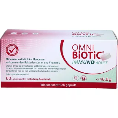 OMNI BiOTiC iMMUND Pastilky pro dospělé, 60 ks