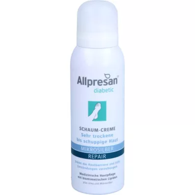 ALLPRESAN diabetický pěnový krém Microsilver+Repair, 125 ml