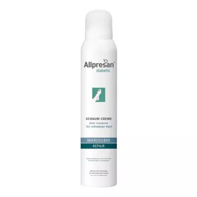 Allpresan diabetické mikrostříbro + krém na opravu pěny, 200 ml