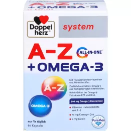DOPPELHERZ A-Z+Omega-3 all-in-one systém kapsle, 60 ks