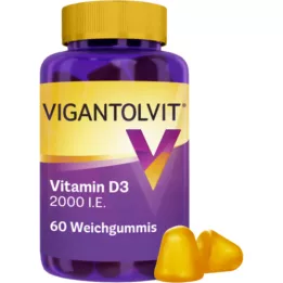 VIGANTOLVIT 2000 I.U. vitaminu D3 měkké žvýkačky, 60 ks