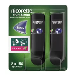 NICORETTE Ovoce &amp; Máta Sprej 1 mg/sprej NFC, 2 ks