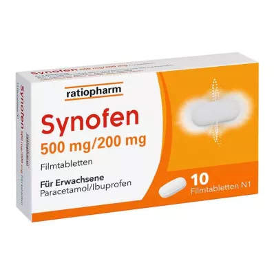 Synofen - s ibuprofenem a paracetamolem, 10 kusů