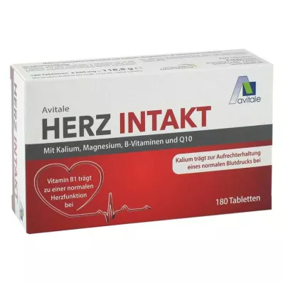 Tablety Heart Intact s draslíkem + hořčíkem + vitamíny B, 120 ks