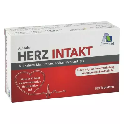 Tablety Heart Intact s draslíkem + hořčíkem + vitamíny B, 180 ks