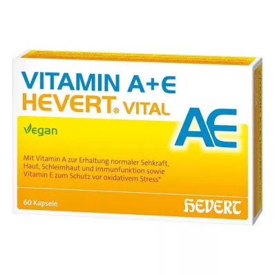 Vitamin A + E Hevert Vital kapsle, 60 ks