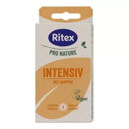 RITEX PRO NATURE INTENSIV veganské kondomy, 8 ks