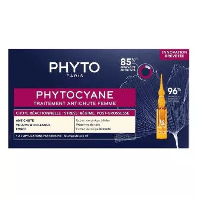 Fytokyánová kúra pro ženy s reaktivním vypadáváním vlasů, 12X5 ml