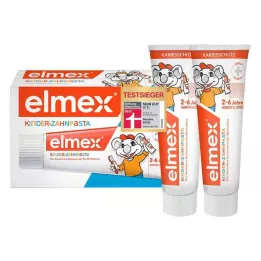 ELMEX Dětská zubní pasta 2-6 let Duo Pack, 2x50 ml