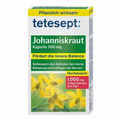 Tetesept Třezalka tečkovaná 500 mg tobolky, 60 ks