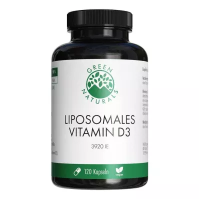 Green Naturals Vitamin D3 lipozomální vysokodávkové kapsle, 120 kusů