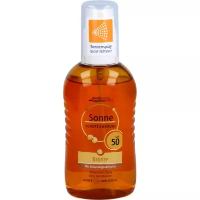 SONNE SCHUTZ &amp; Opalovací sprej bronzový LSF 50, 200 ml