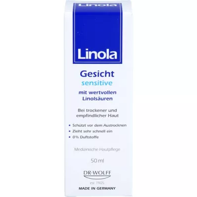 LINOLA Citlivý krém na obličej, 50 ml