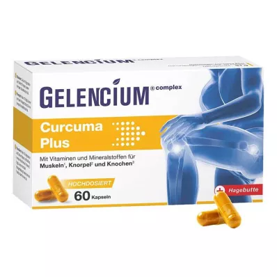 Gelencium Curcuma Plus vysoká dávka s vitamínem C v kapslích, 60 kusů