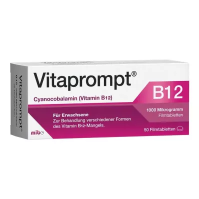 VITAprompt B12 1000 mikrogramů potahované tablety, 50 ks VITAprompt B12 1000 mikrogramů potahované tablety, 50 ks