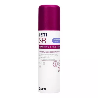 Leti SR aktivní sprej na obličej proti zarudnutí, 75 ml