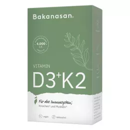 BAKANASAN Vitamin D3+K2 kapsle, 60 kapslí