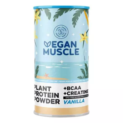 Vegan Muscle Protein Vanilkový protein + kreatinový prášek (600 g)