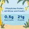 Vegan Muscle Protein Vanilkový protein + kreatinový prášek (600 g)