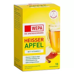 WEPA horké jablko+vitamin C v prášku, 10X10 g