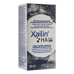 XAILIN HA 0,2% Plus oční kapky, 10 ml