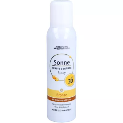 SONNE SCHUTZ &amp; Opalovací bronz ve spreji LSF 30, 150 ml