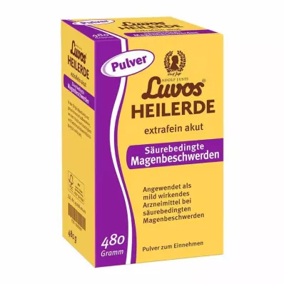Luvos hojivý jíl extra jemný akutní žaludeční potíže související s kyselinou, 480 g