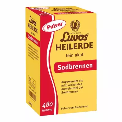 Luvos léčivý jíl jemný prášek na akutní pálení žáhy, 480 g