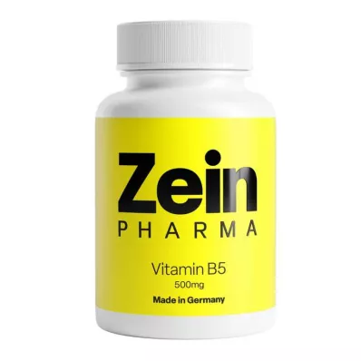 Vitamín B5 kyselina pantothenová 500 mg kapsle, 120 kusů
