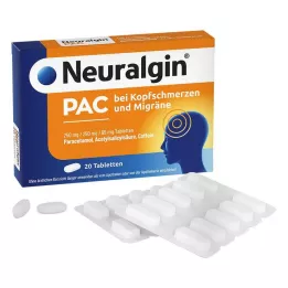 NEURALGIN PAC na bolesti hlavy a migrénu Tabl., 20 ks