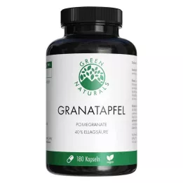 GREEN NATURALS Granátové jablko + 40 % kyseliny ellagové, 180 ks