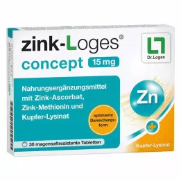 ZINK-LOGES koncept 15 mg entericky potahované tablety, 30 ks