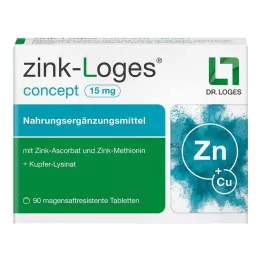 ZINK-LOGES koncept 15 mg entericky potahované tablety, 90 ks