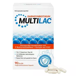 MULTILAC Střevní synbiotické enterické kapsle, 3 x 30 ks