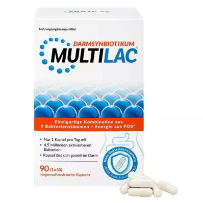 Multilac Synbiotic gastrorezistentní kapsle, 3x30 ks