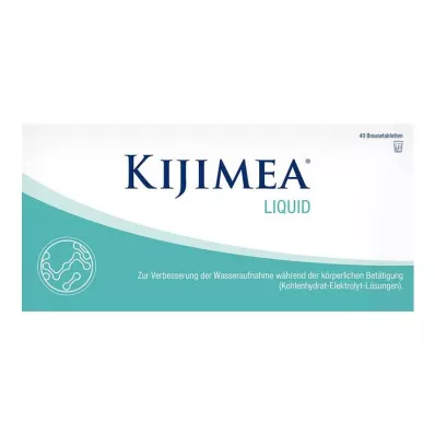 KIJIMEA Tekuté šumivé tablety, 40 ks
